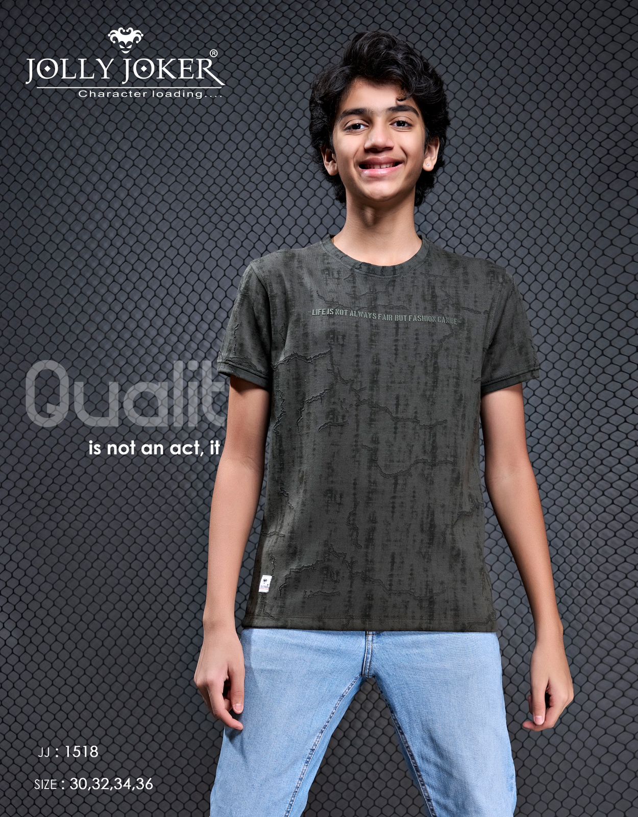 Jj 1518 Jolly Joker Boys Tshirt Wholesale Price