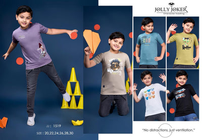 Jj 1519 Jolly Joker Dobby Boys Tshirt Wholesale Rate
