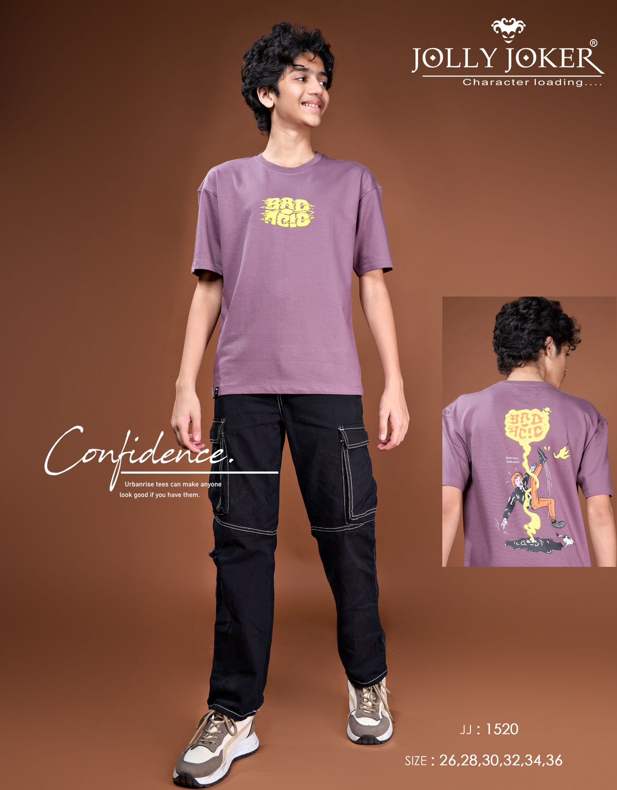 Jj 1520 Jolly Joker Cotton Looper Boys Tshirt Wholesale Price