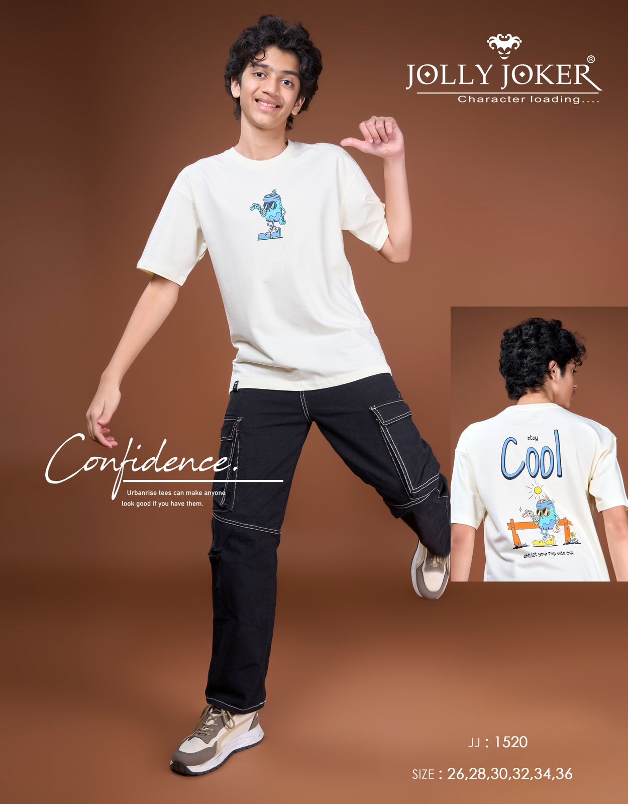 Jj 1520 Jolly Joker Cotton Looper Boys Tshirt Wholesale Price