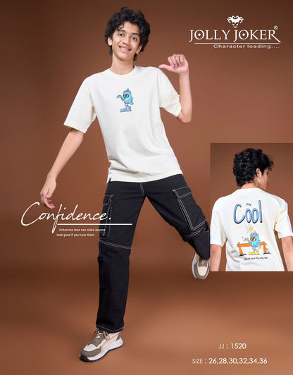Jj 1520 Jolly Joker Cotton Looper Boys Tshirt Wholesale Price