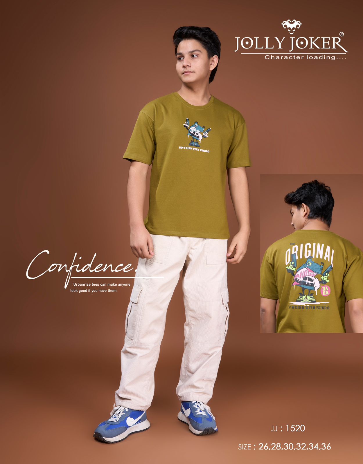 Jj 1520 Jolly Joker Cotton Looper Boys Tshirt Wholesale Price