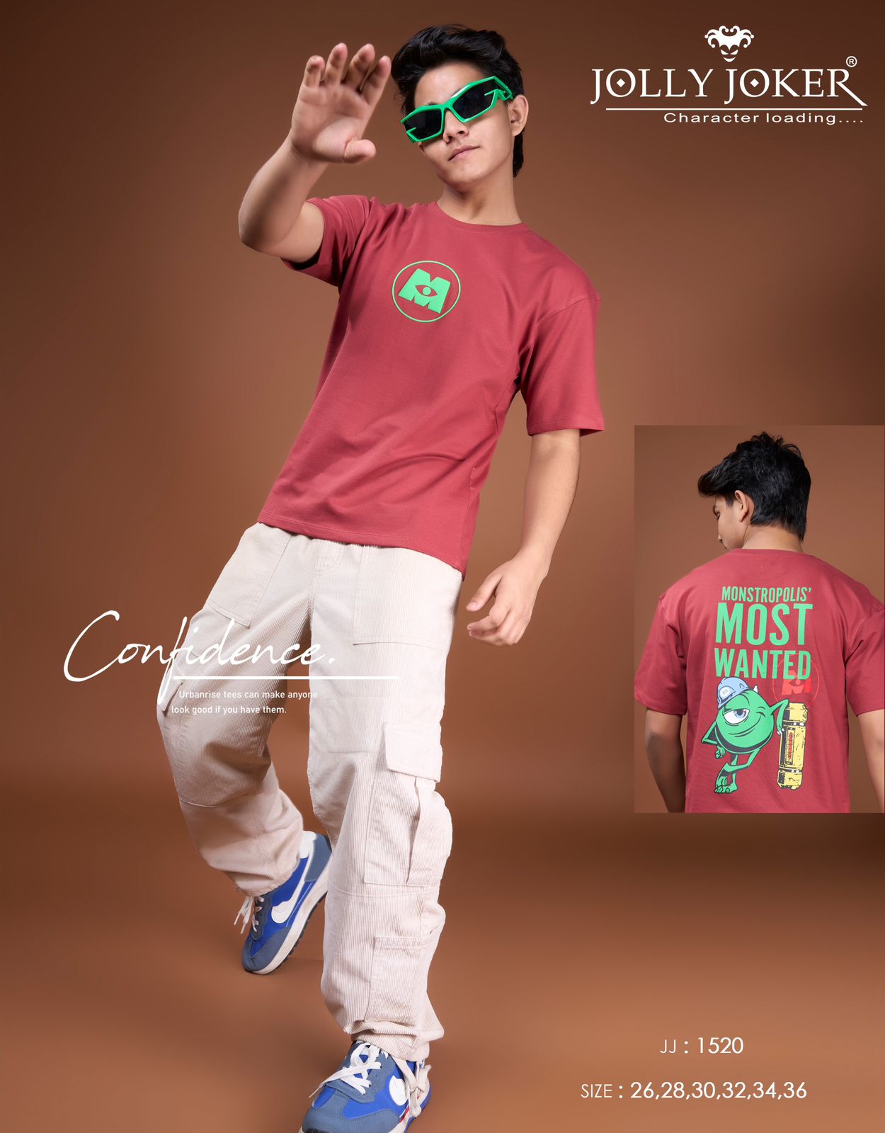 Jj 1520 Jolly Joker Cotton Looper Boys Tshirt Wholesale Price