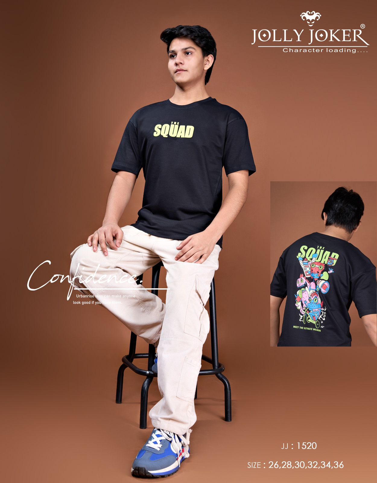 Jj 1520 Jolly Joker Cotton Looper Boys Tshirt Wholesale Price