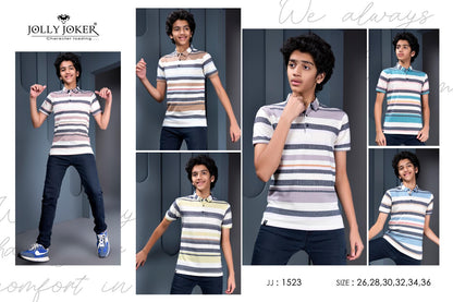 Jj 1523 Jolly Joker Knit Boys Tshirt Exporter Ahmedabad