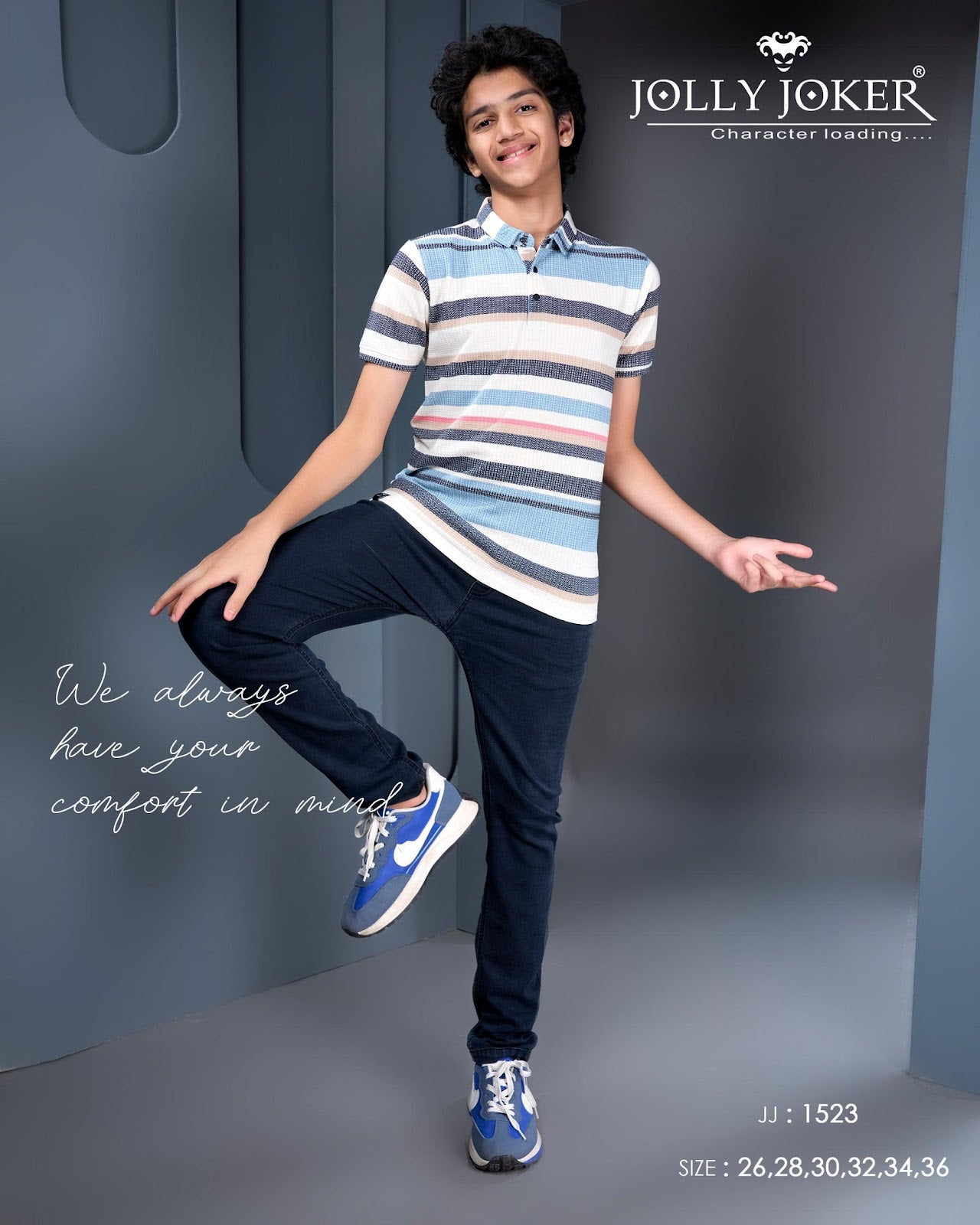 Jj 1523 Jolly Joker Knit Boys Tshirt Exporter Ahmedabad