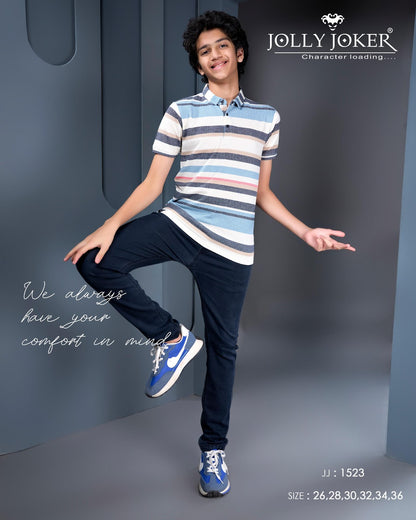 Jj 1523 Jolly Joker Knit Boys Tshirt Exporter Ahmedabad