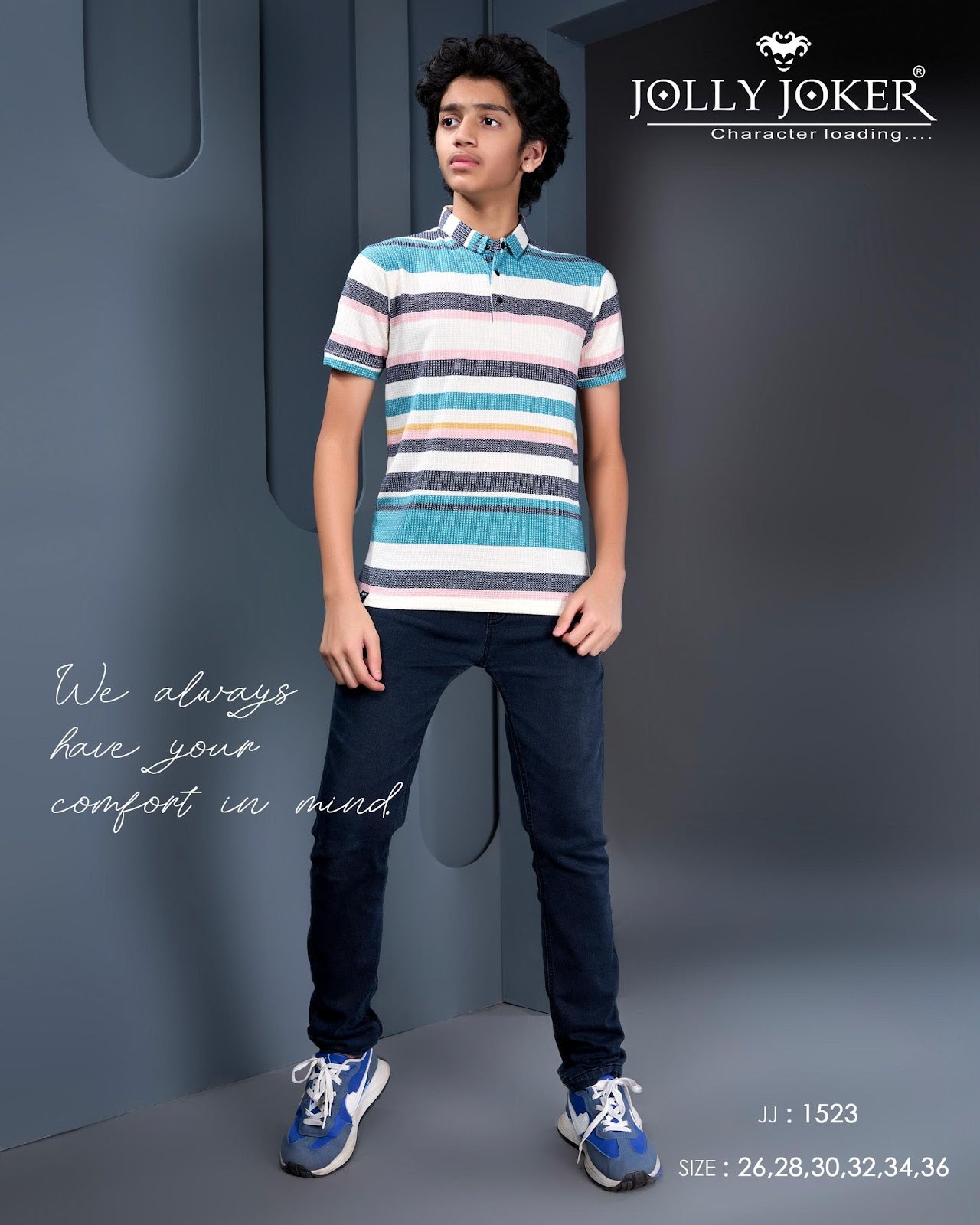 Jj 1523 Jolly Joker Knit Boys Tshirt Exporter Ahmedabad