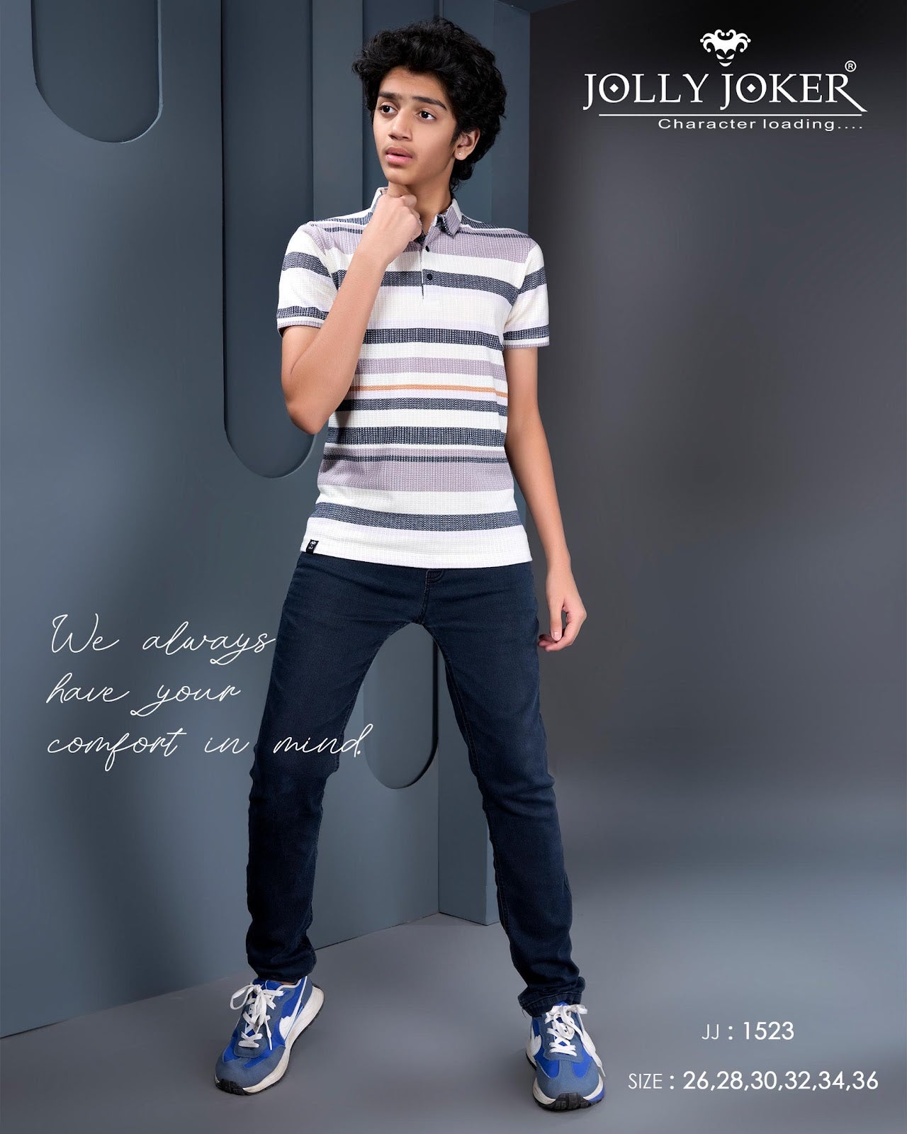 Jj 1523 Jolly Joker Knit Boys Tshirt Exporter Ahmedabad