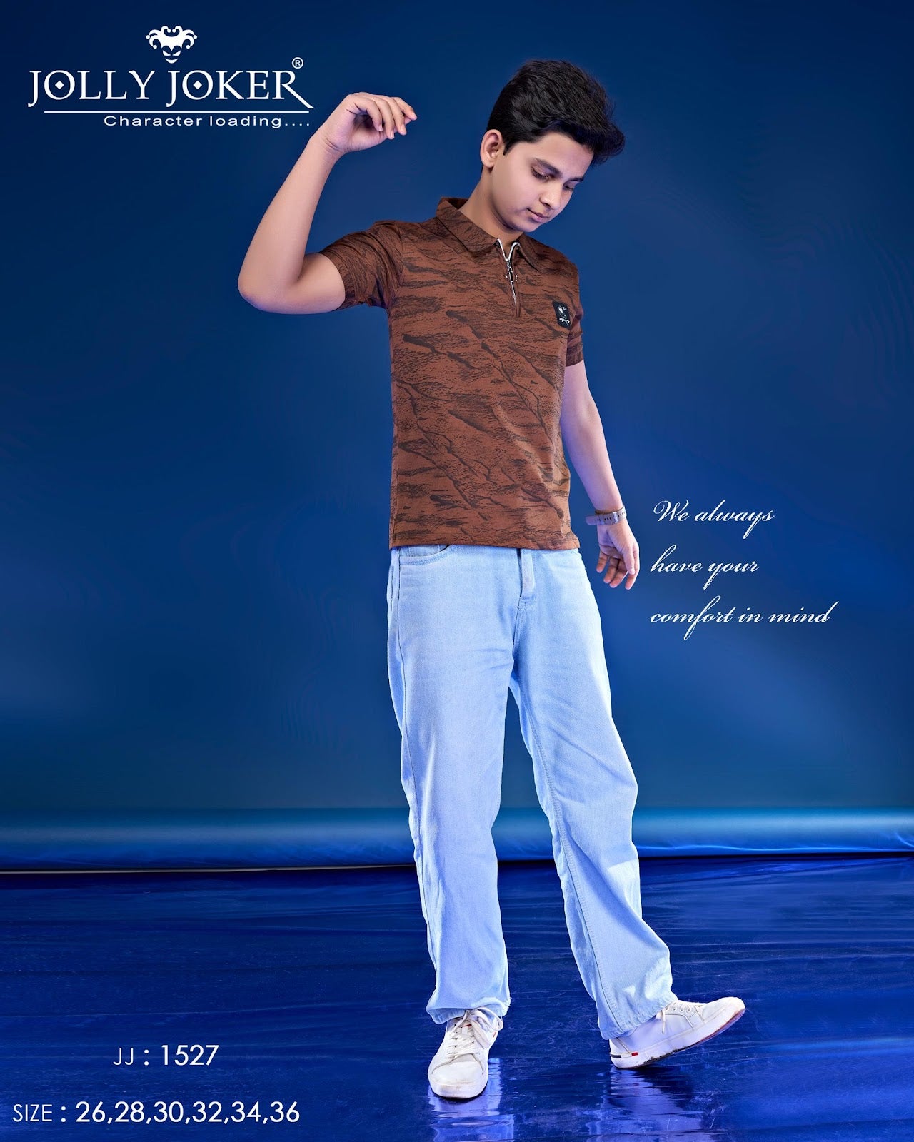 Jj 1527 Jolly Joker Imported Boys Tshirt Manufacturer