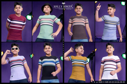 Jj 1528 Jolly Joker Knit Boys Tshirt Supplier India