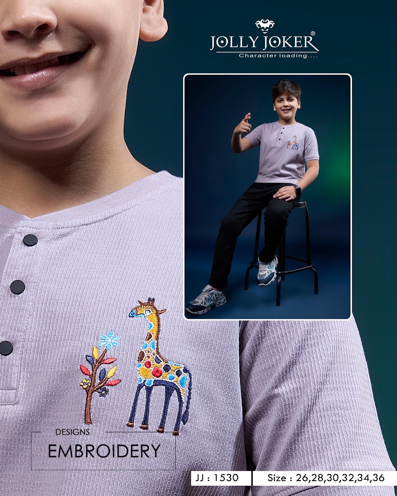 Jj 1530 Jolly Joker Knit Boys Tshirt Exporter