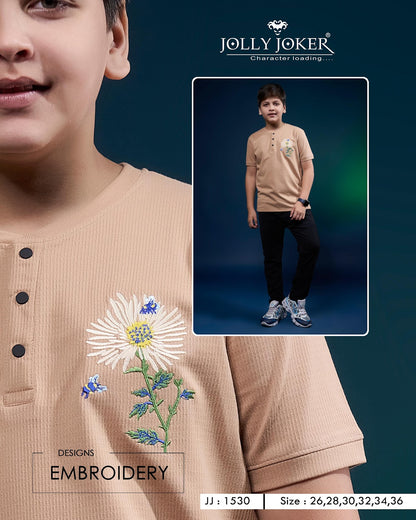 Jj 1530 Jolly Joker Knit Boys Tshirt Exporter