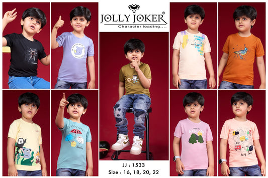 Jj 1533 Jolly Joker Tencil Boys Tshirt Wholesaler