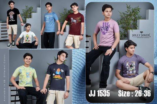 Jj 1535 Jolly Joker Imported Boys Tshirt Supplier Ahmedabad