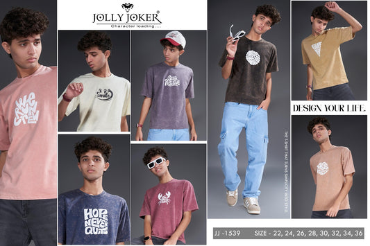 Jj 1539 Jolly Joker Cotton Looper Boys Tshirt Supplier Gujarat