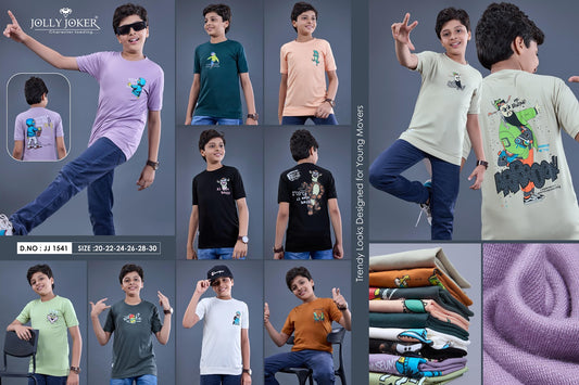 Jj 1541 Jolly Joker Tencil Boys Tshirt Manufacturer