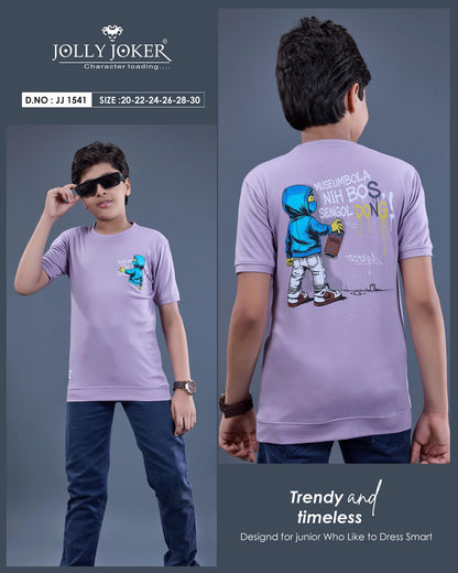 Jj 1541 Jolly Joker Tencil Boys Tshirt Manufacturer