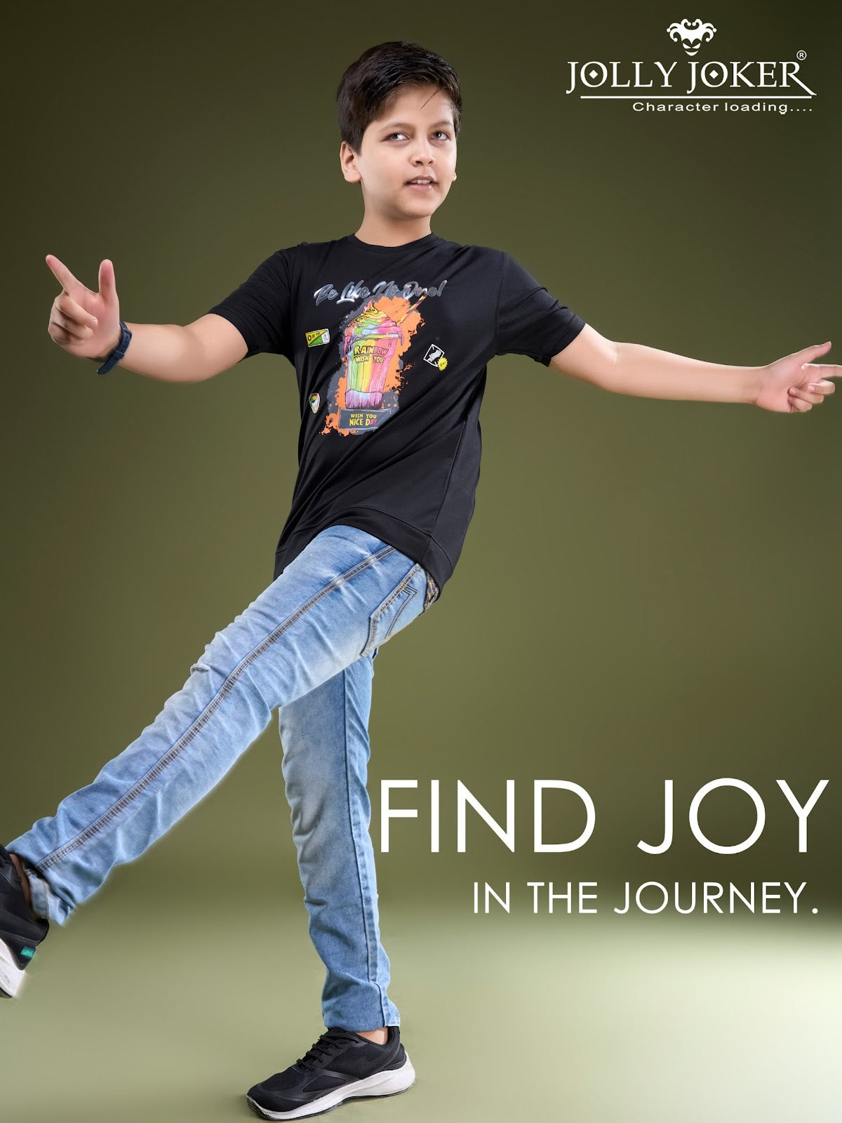 Jj 1542 Jolly Joker Tencil Boys Tshirt Wholesaler India