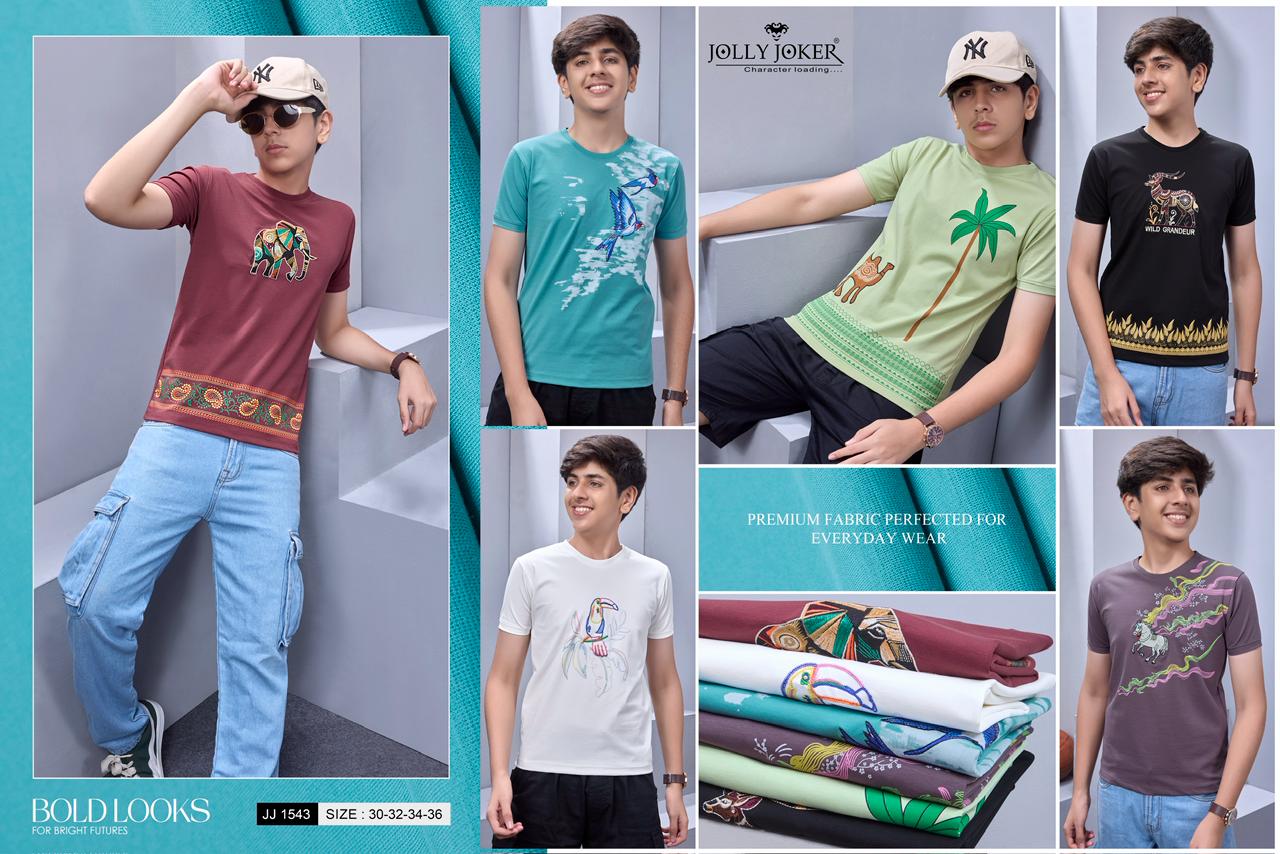 Jj 1543 Jolly Joker Imported Boys Tshirt Supplier India