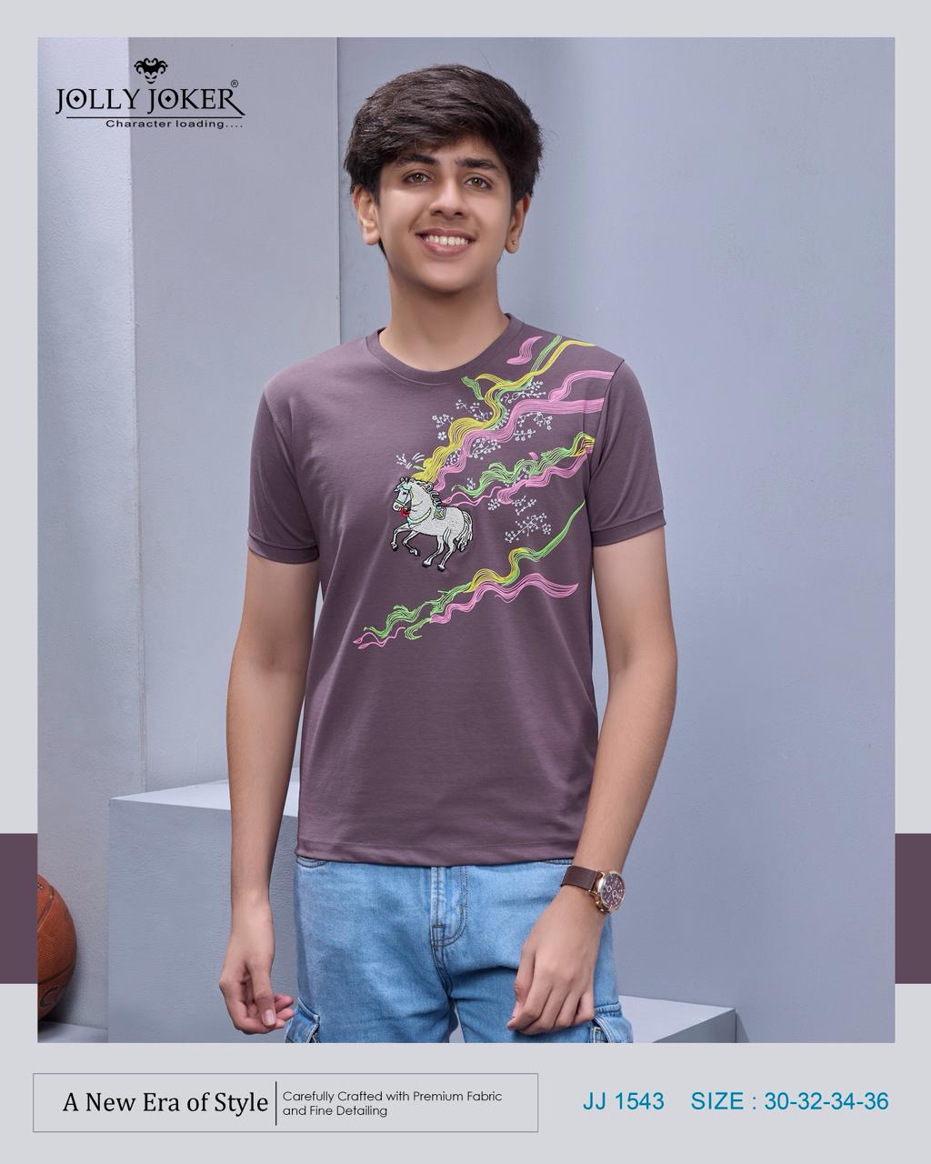 Jj 1543 Jolly Joker Imported Boys Tshirt Supplier India