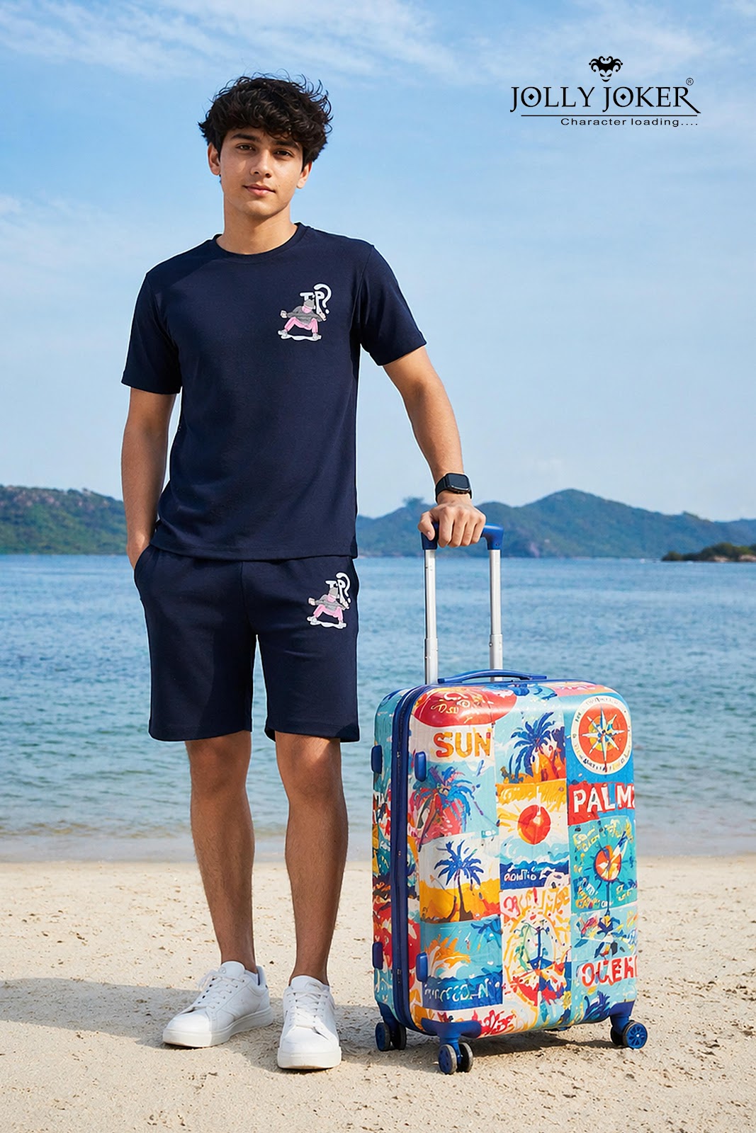 Jj 1546 Jolly Joker Canvas Boys Co Ord Set Supplier India