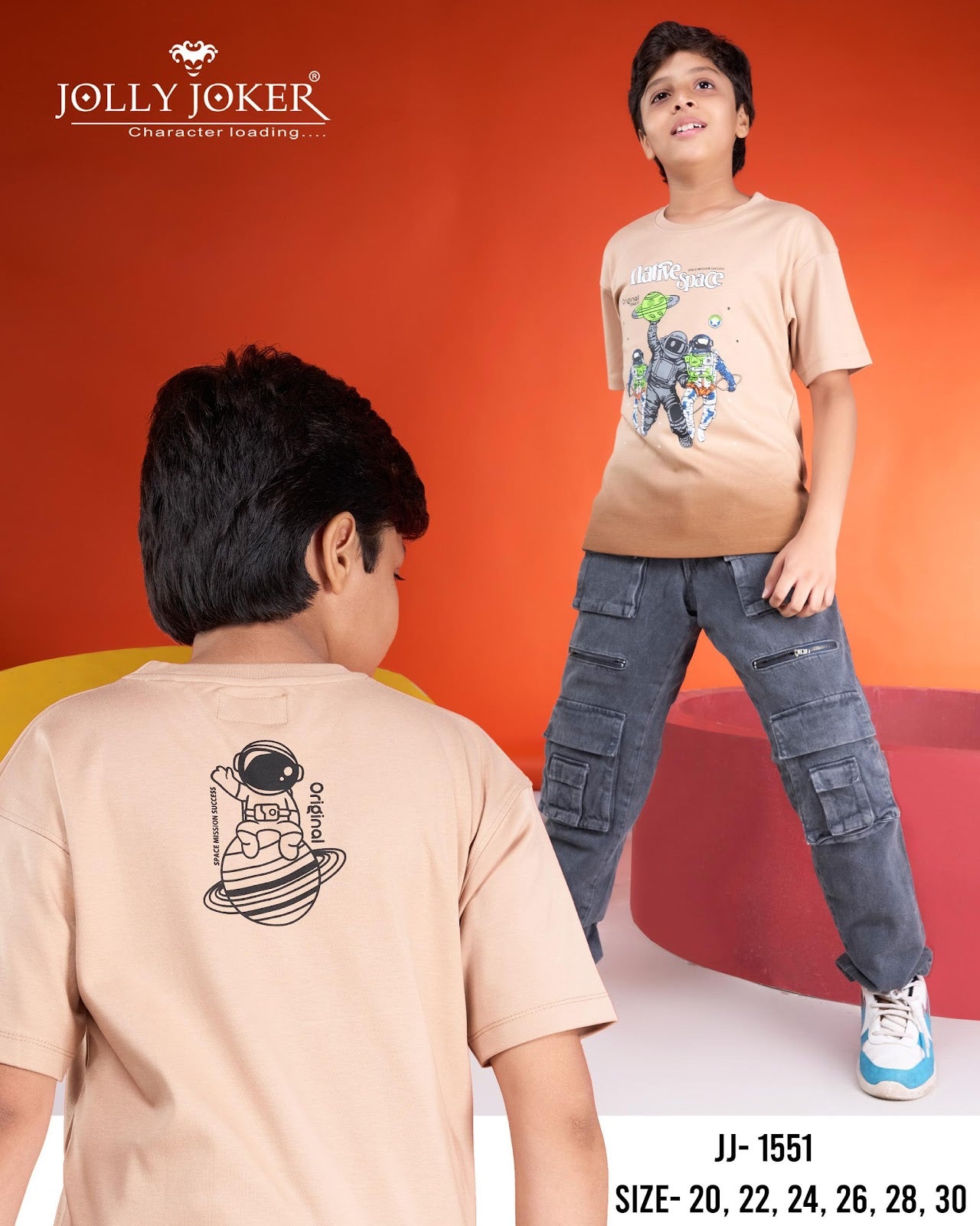 Jj 1551 Jolly Joker Interlock Boys Tshirt Exporter India