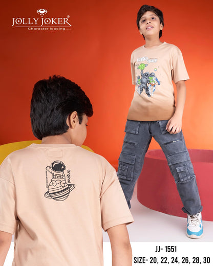 Jj 1551 Jolly Joker Interlock Boys Tshirt Exporter India