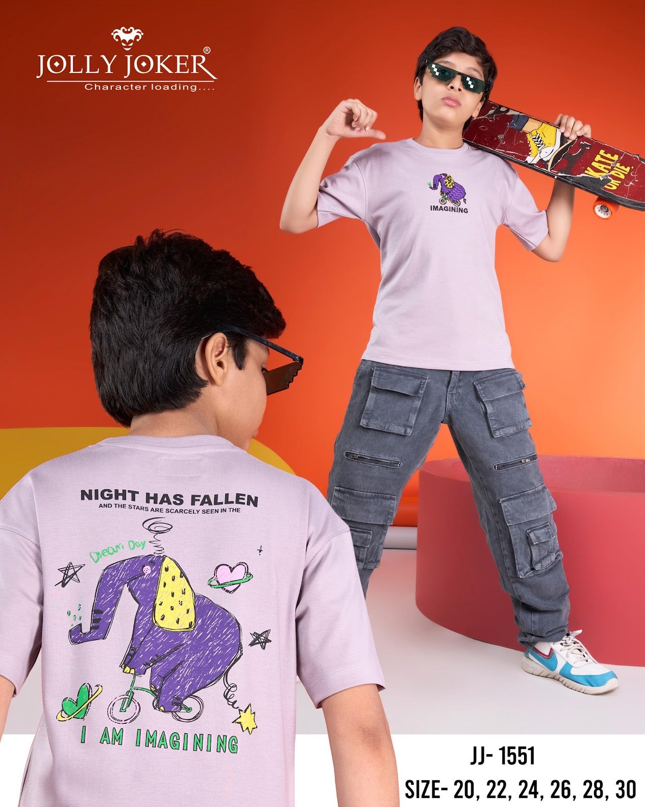 Jj 1551 Jolly Joker Interlock Boys Tshirt Exporter India