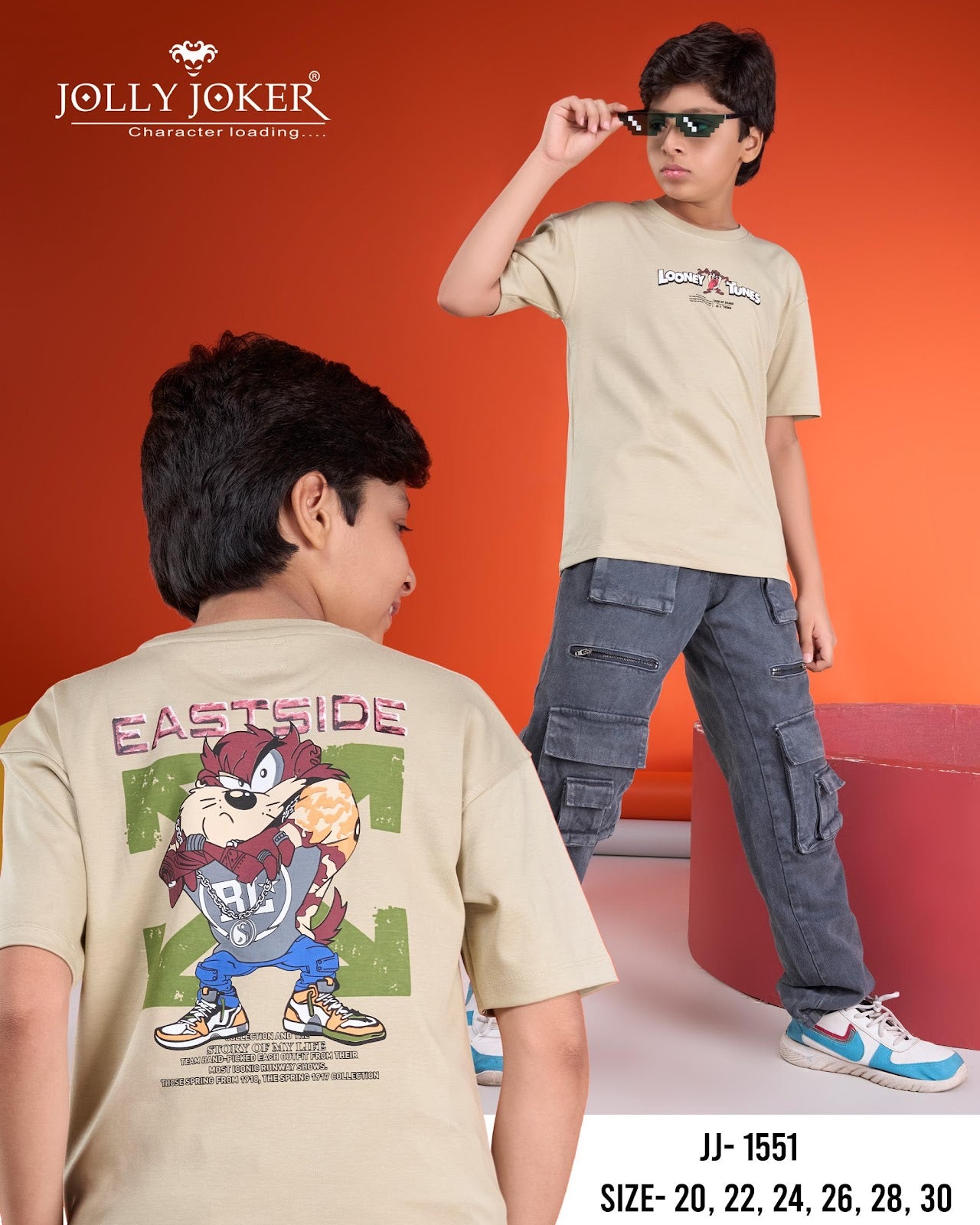 Jj 1551 Jolly Joker Interlock Boys Tshirt Exporter India