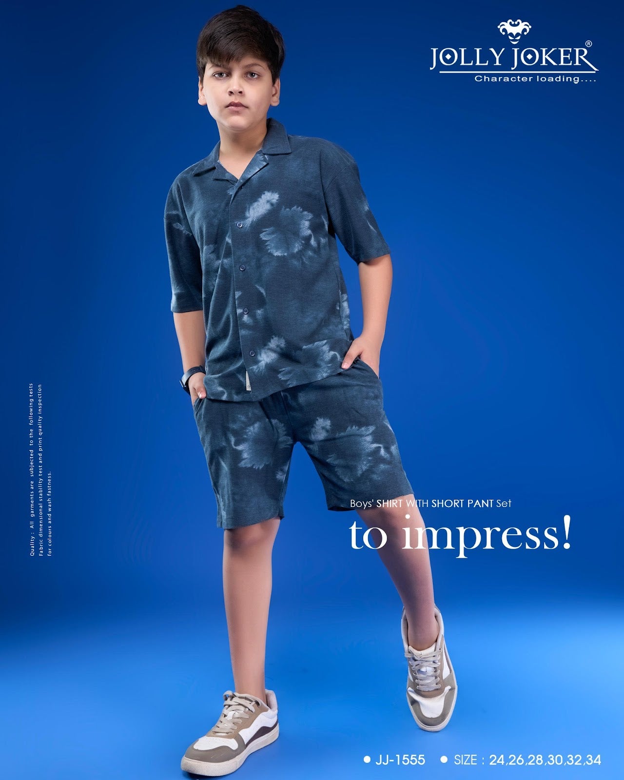 Jj 1555 Jolly Joker Knit Boys Shorts Set Wholesaler Ahmedabad