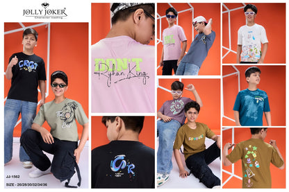 Jj 1562 Jolly Joker Tencil Boys Tshirt Exporter Ahmedabad