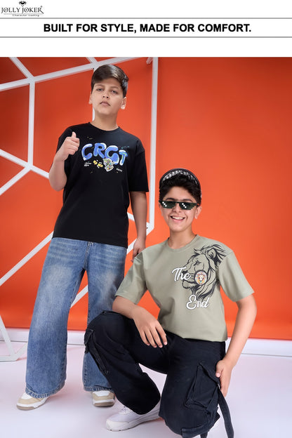 Jj 1562 Jolly Joker Tencil Boys Tshirt Exporter Ahmedabad