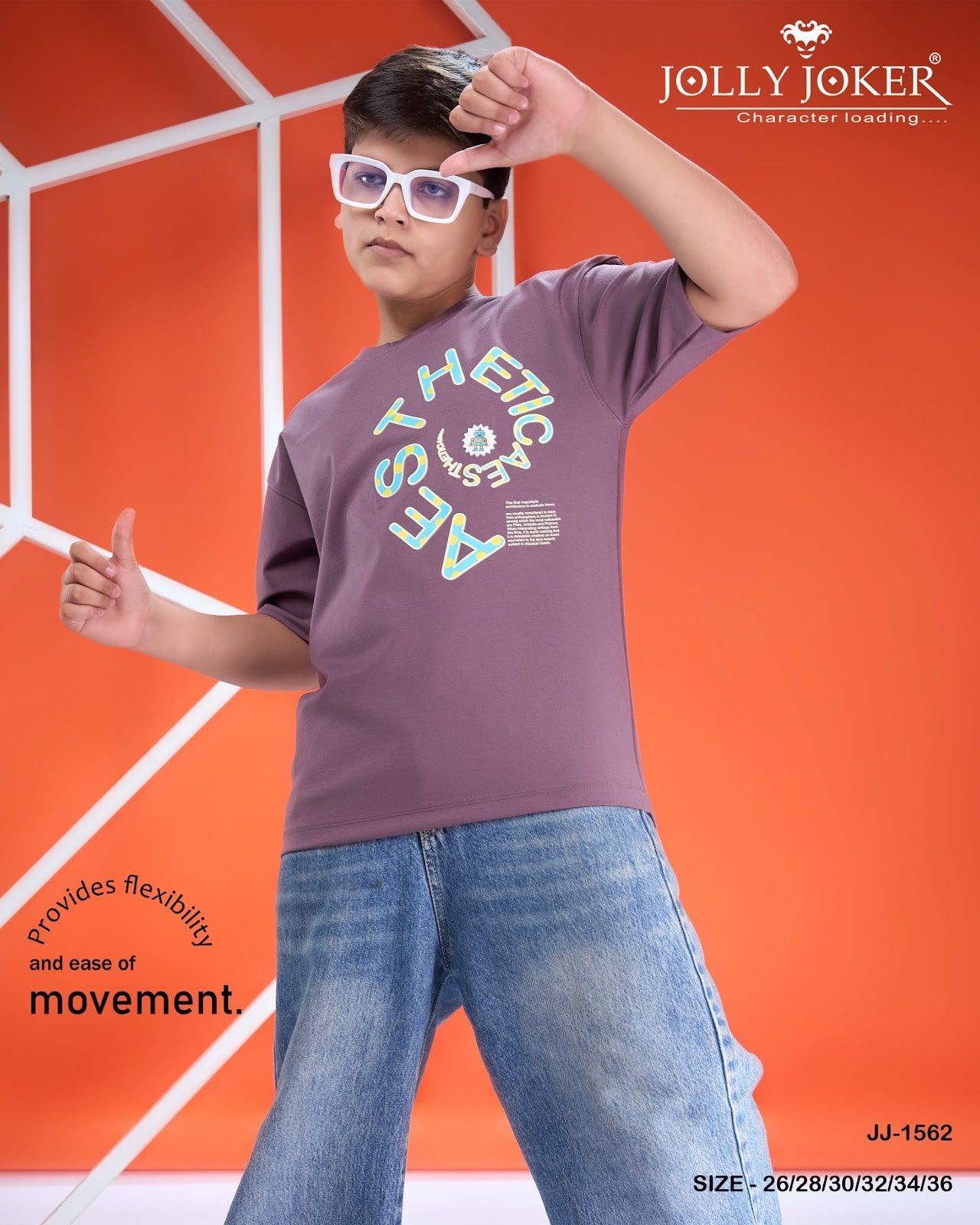 Jj 1562 Jolly Joker Tencil Boys Tshirt Exporter Ahmedabad