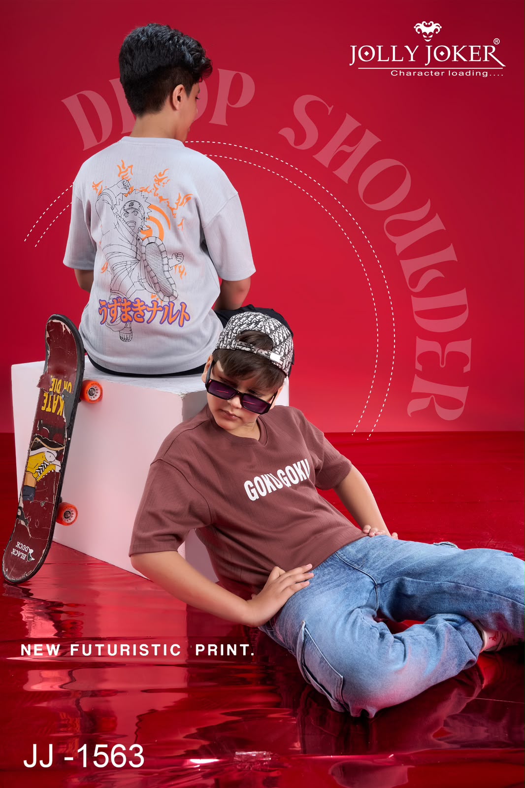 Jj 1563 Jolly Joker Cotton Boys Tshirt Wholesale Price