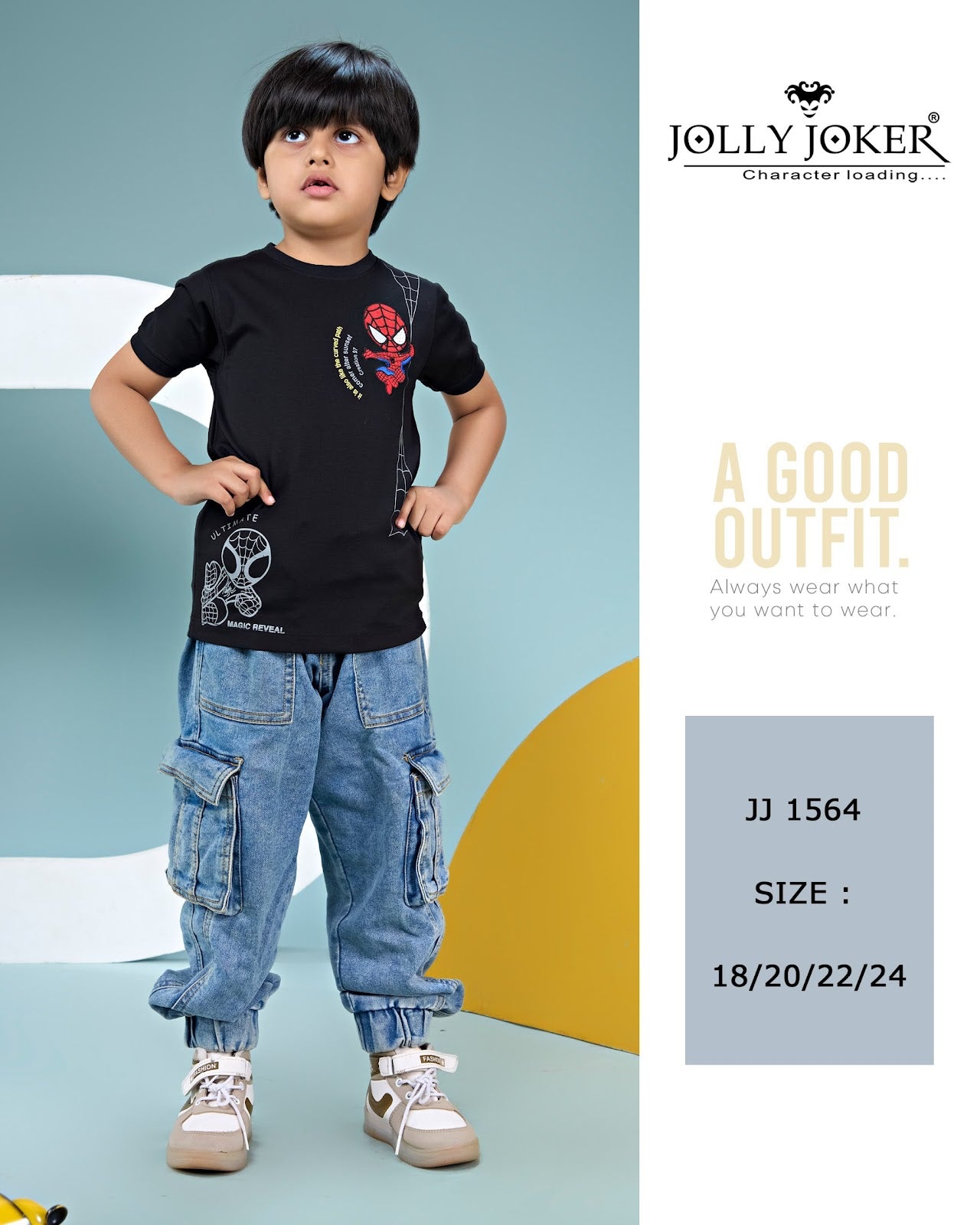 Jj 1564 Jolly Joker Tencil Boys Tshirt Manufacturer