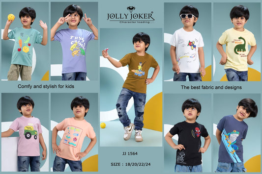 Jj 1564 Jolly Joker Tencil Boys Tshirt Manufacturer