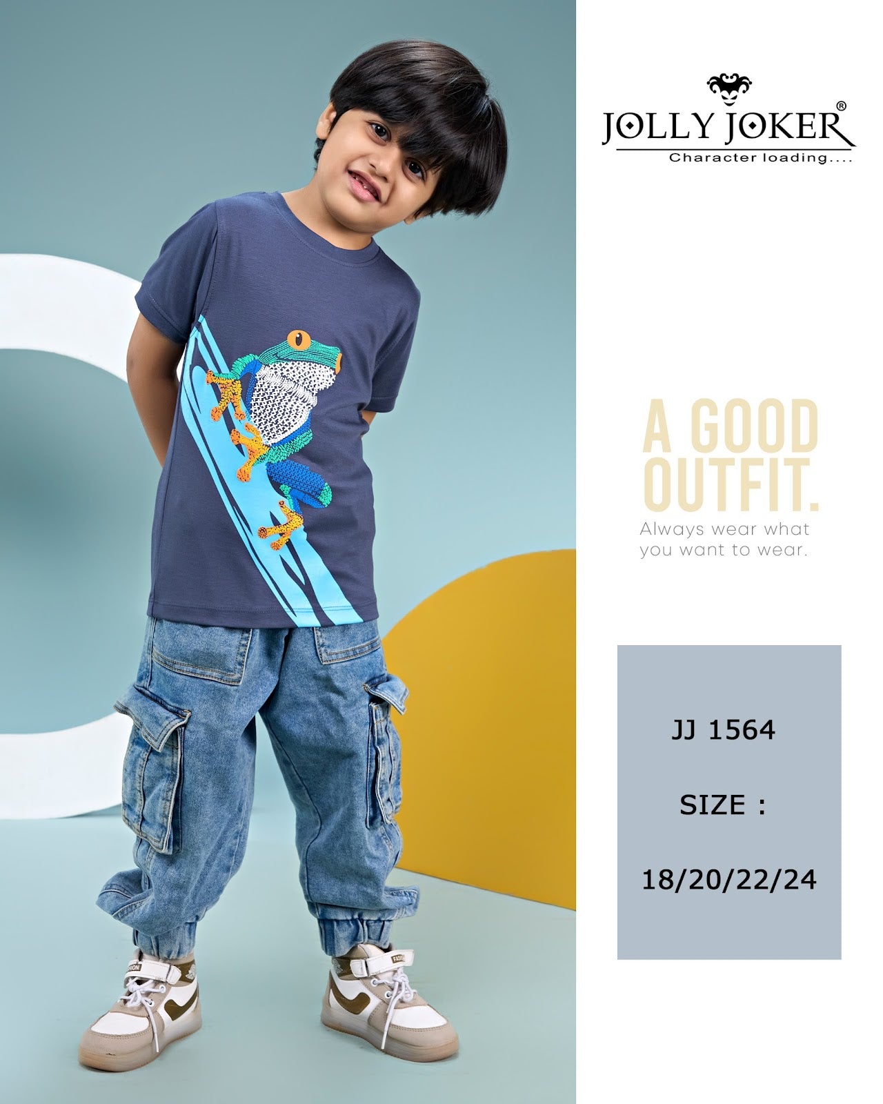 Jj 1564 Jolly Joker Tencil Boys Tshirt Manufacturer