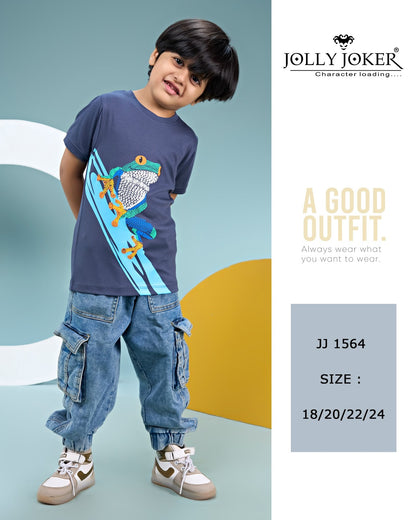 Jj 1564 Jolly Joker Tencil Boys Tshirt Manufacturer