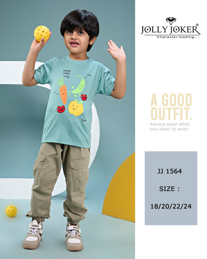 Jj 1564 Jolly Joker Tencil Boys Tshirt Manufacturer