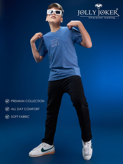Jj 1565 Jolly Joker Fake Cotton Boys Tshirt Supplier Gujarat