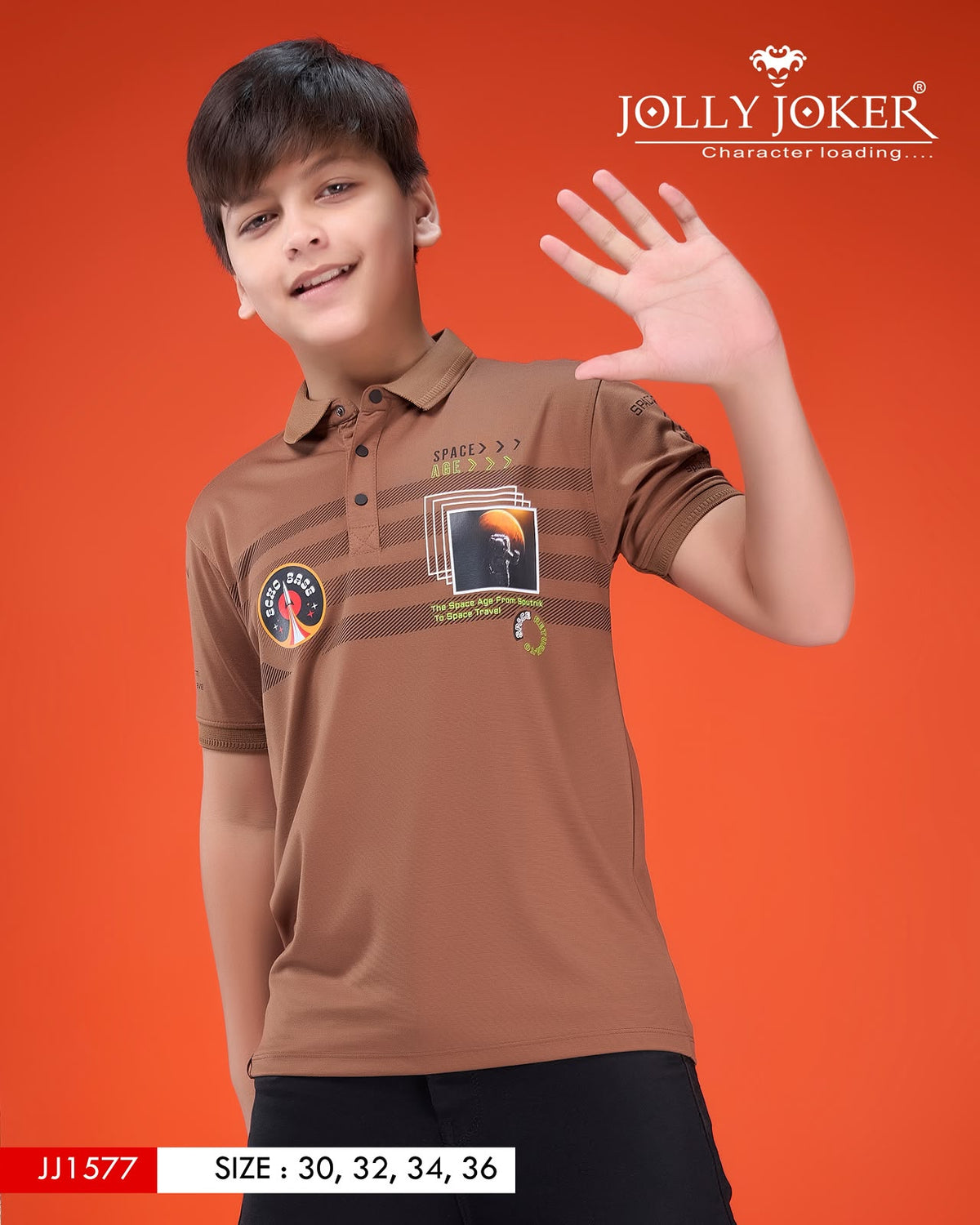 Jj 1577 Jolly Joker Soft Tencil Boys Tshirt Wholesale
