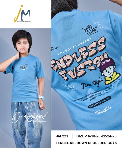 Jm 221 Jackey N Mickey Tencil Boys Tshirt Manufacturer India