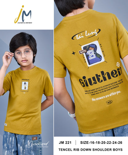 Jm 221 Jackey N Mickey Tencil Boys Tshirt Manufacturer India