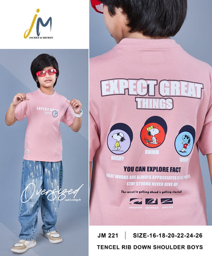Jm 221 Jackey N Mickey Tencil Boys Tshirt Manufacturer India