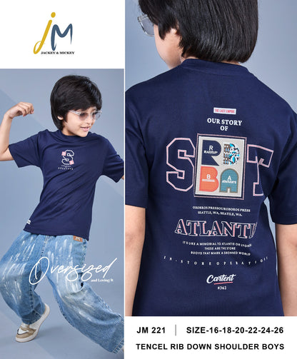 Jm 221 Jackey N Mickey Tencil Boys Tshirt Manufacturer India