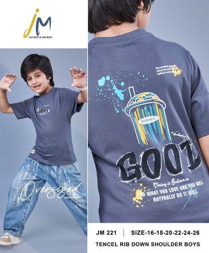 Jm 221 Jackey N Mickey Tencil Boys Tshirt Manufacturer India