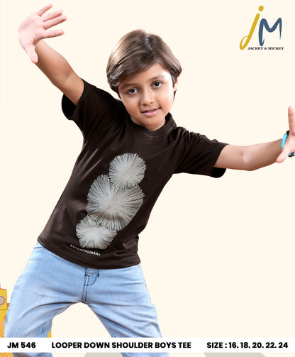 Jm 546 Jackey N Mickey Looper Boys Tshirt Manufacturer Gujarat
