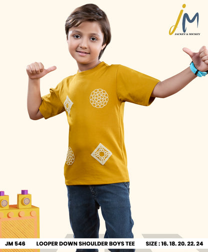 Jm 546 Jackey N Mickey Looper Boys Tshirt Manufacturer Gujarat