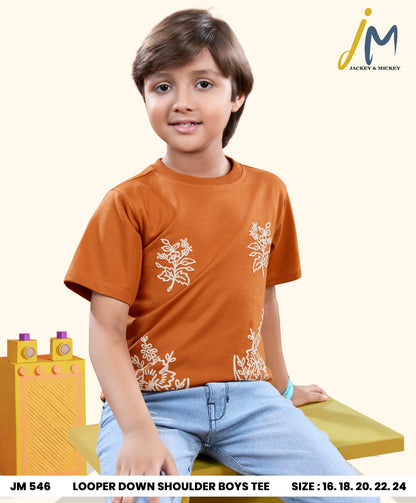Jm 546 Jackey N Mickey Looper Boys Tshirt Manufacturer Gujarat